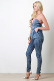 Strapless Denim Jumper