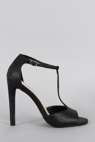 Anne Michelle T-Strap Stiletto Heel