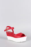 Bamboo Two Tone Wedge