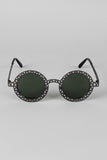 Lattice Round Eye Sunglasses