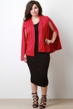 Batwing Open Front Blazer