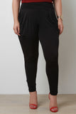 Draping Tapered Jogger Pants