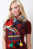 Colorful Christmas Scarf