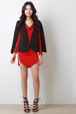 Armhole Slit Cape Blazer